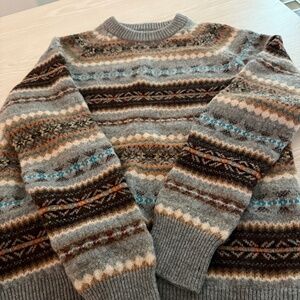 J.Crew Wool Shearling Sweater - M